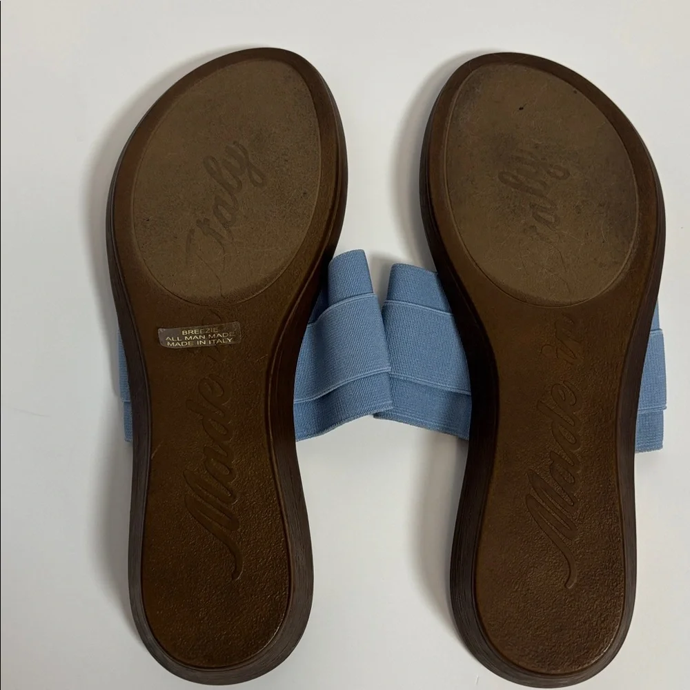 Brand: Italian Shoemakers, slip-on-thongs light blue - Picture 2 of 3